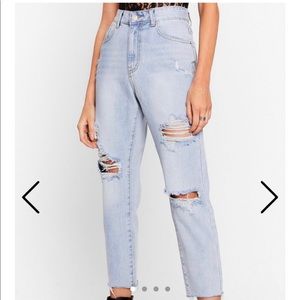 nasty gal mom jeans